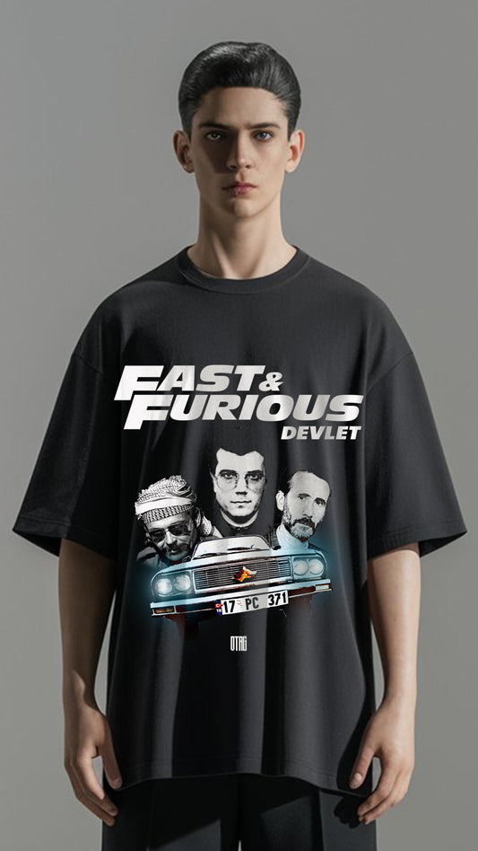 FAST AND FURIOUS DEVLET - OVERSIZED HEAVY