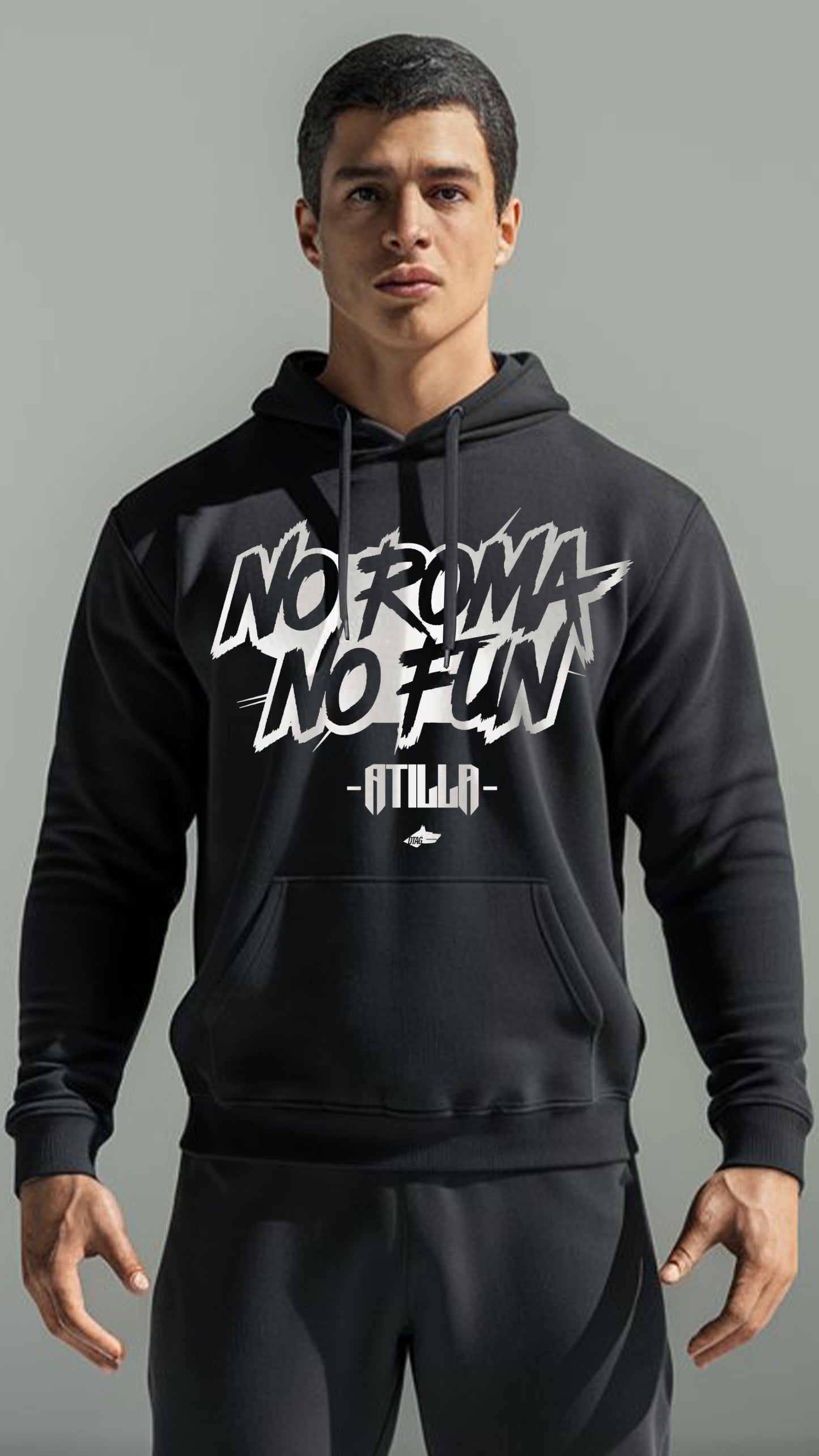 NO ROMA NO FUN PAINT - PREMIUM HOODIE