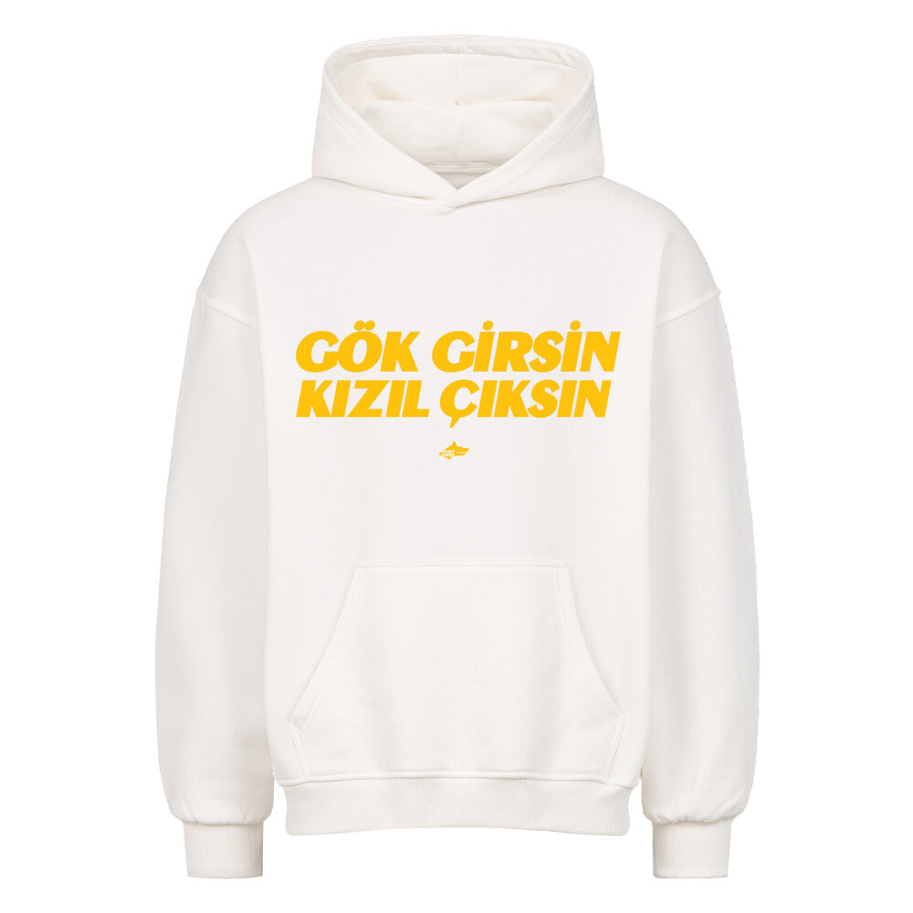 GÖK GIRSIN KIZIL CIKSIN ORANGE - OVERSIZED HOODIE