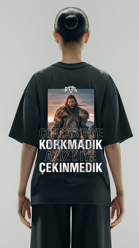 COKLAR DIYE KORKMADIK AZIZ DIYE CEKINMEDIK - EXCLUSIVE SHIRT