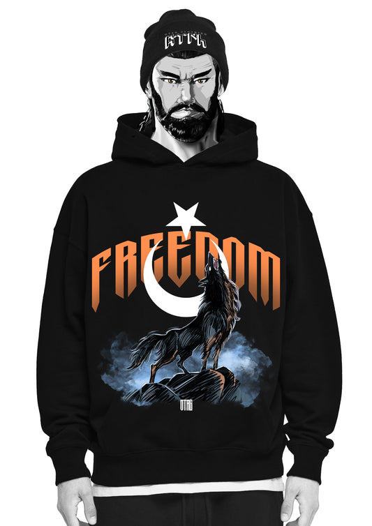 FREEDOM - OVERSIZED HEAVY HOODIE