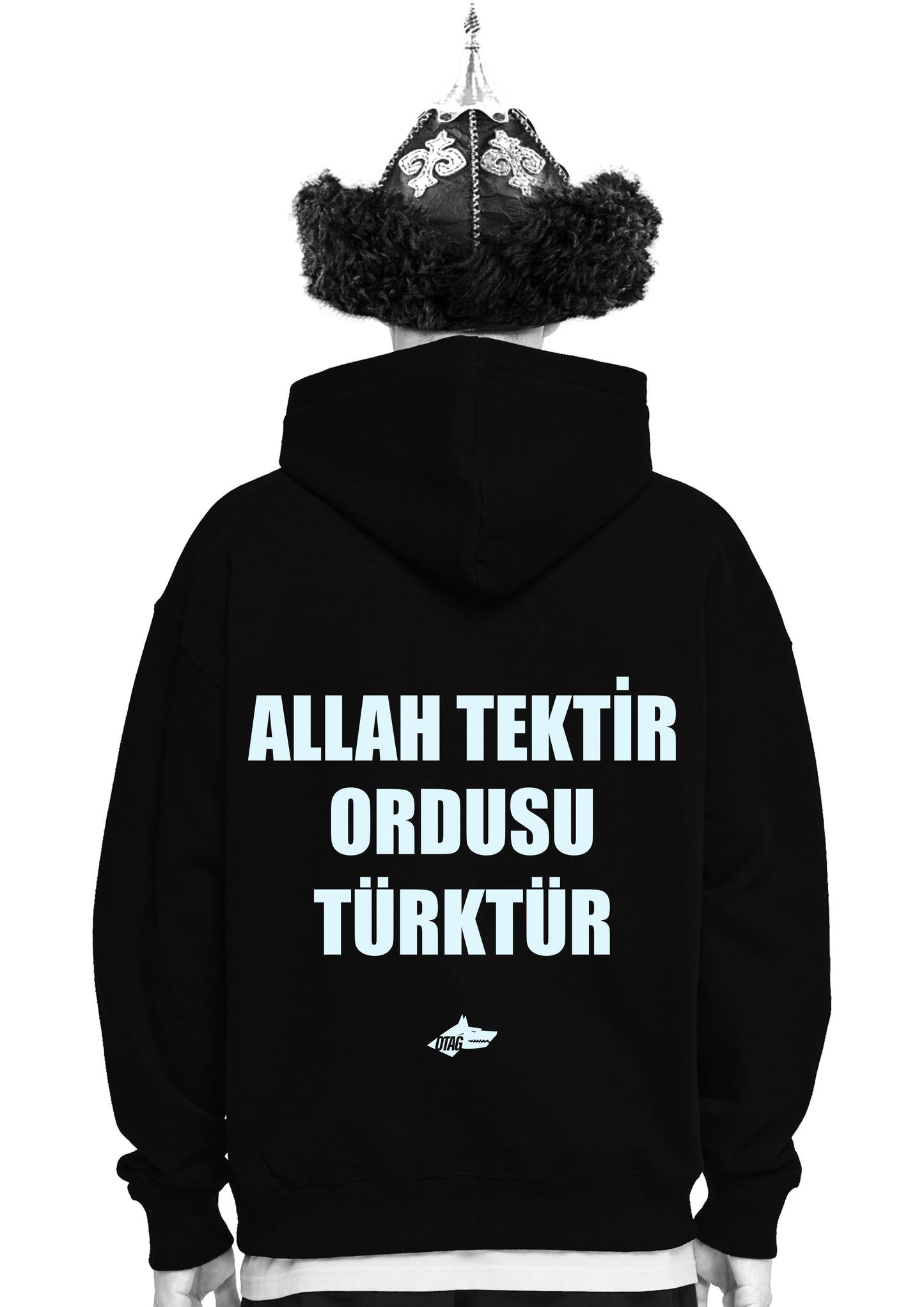 ALLAH TEKTIR ORDUSU TÜRKTÜR - OVERSIZED HEAVY HOODIE