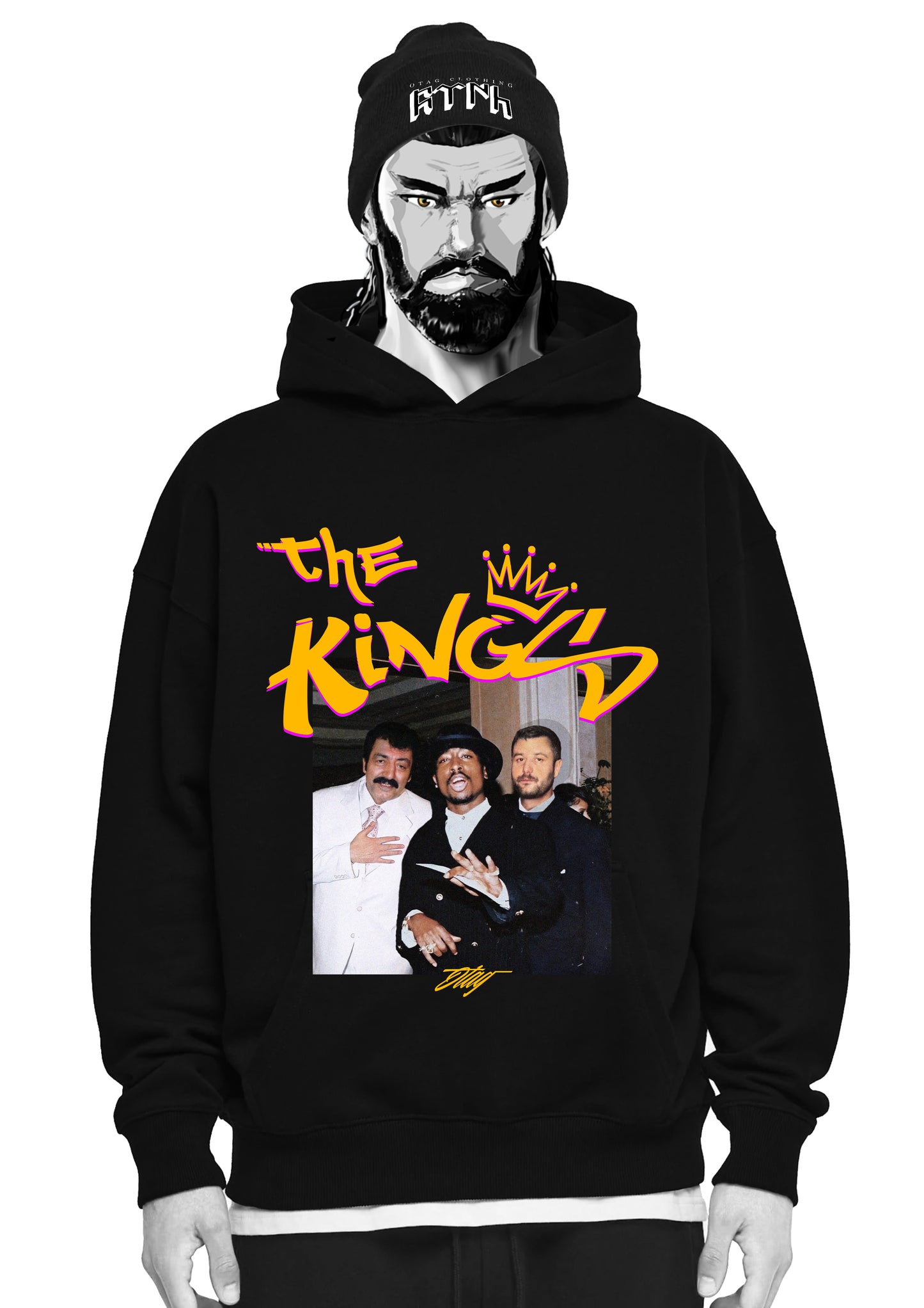 THE KINGS - OVERSIZED HEAVY HOODIE