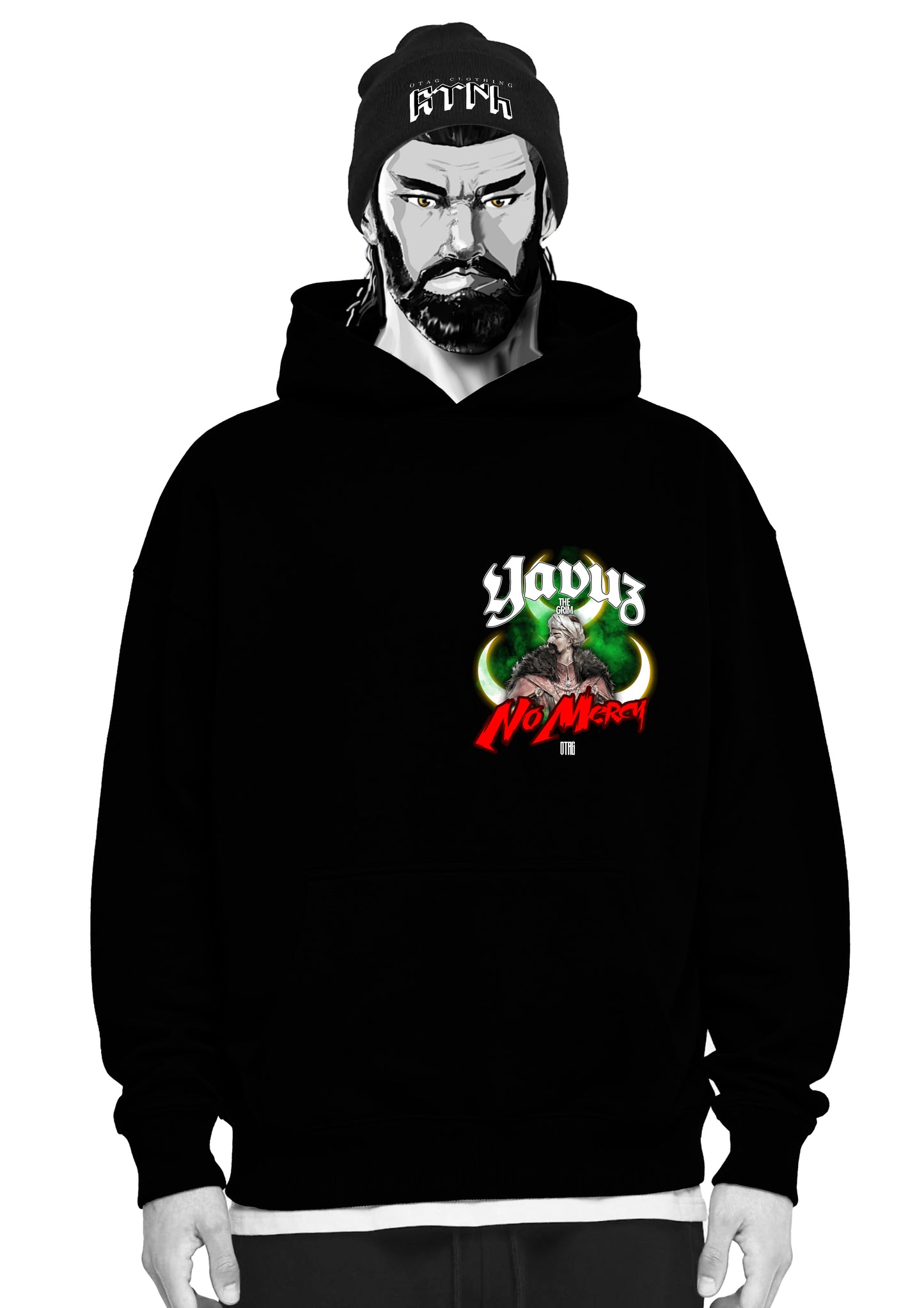 YAVUZ NO MERCY - OVERSIZED HOODIE