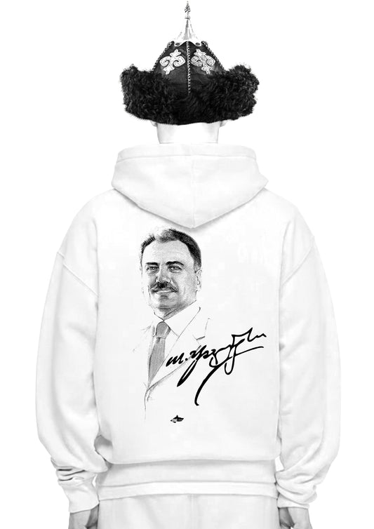 TÜRK ESIR EZANSIZ HÜRRIYETSIZ DEVLETSIZ BAYRAKSIZ OLMAZ - OVERSIZED HOODIE