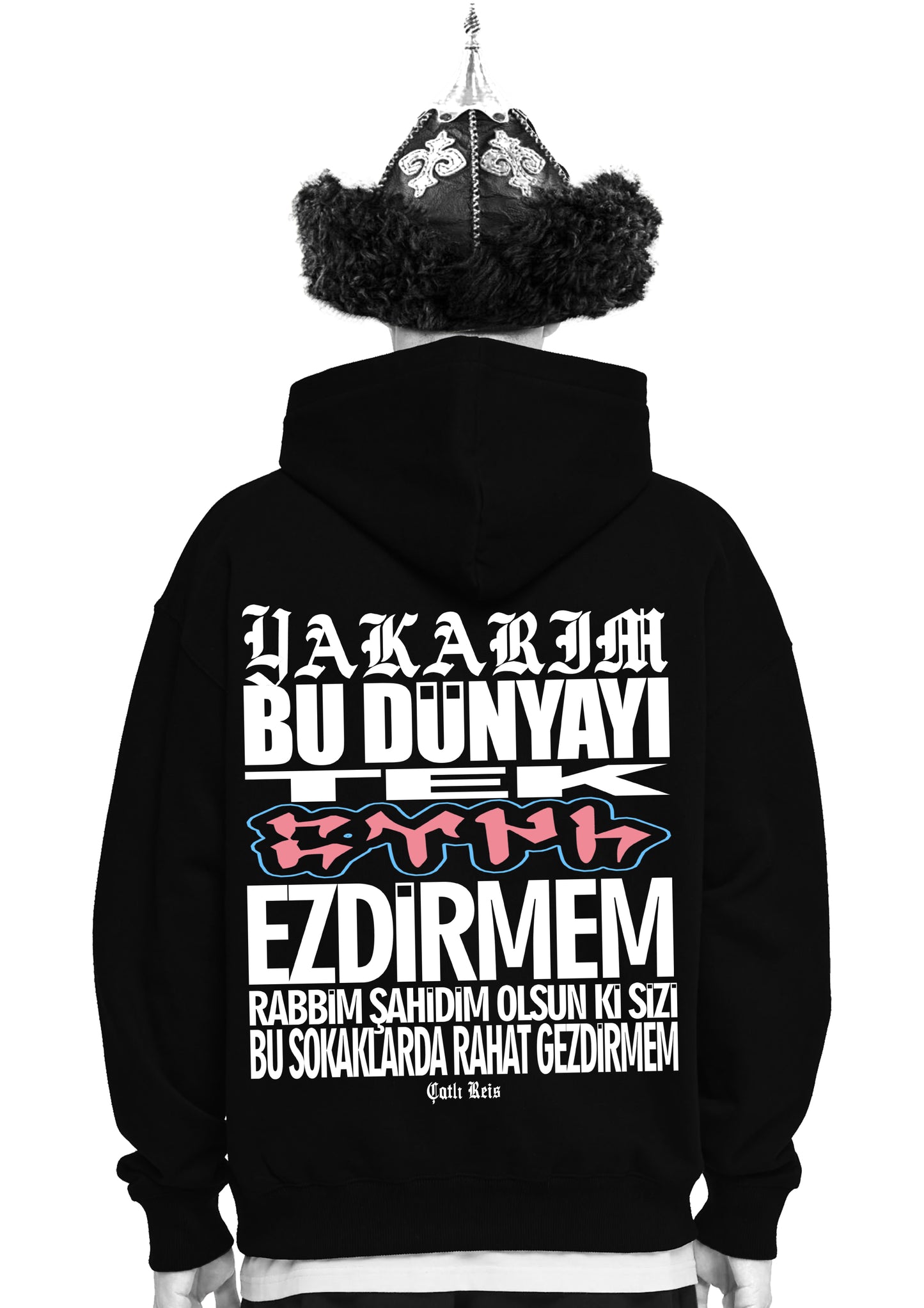 CATLI REIS YAKARIM BU DÜNYAYI - OVERSIZED HOODIE