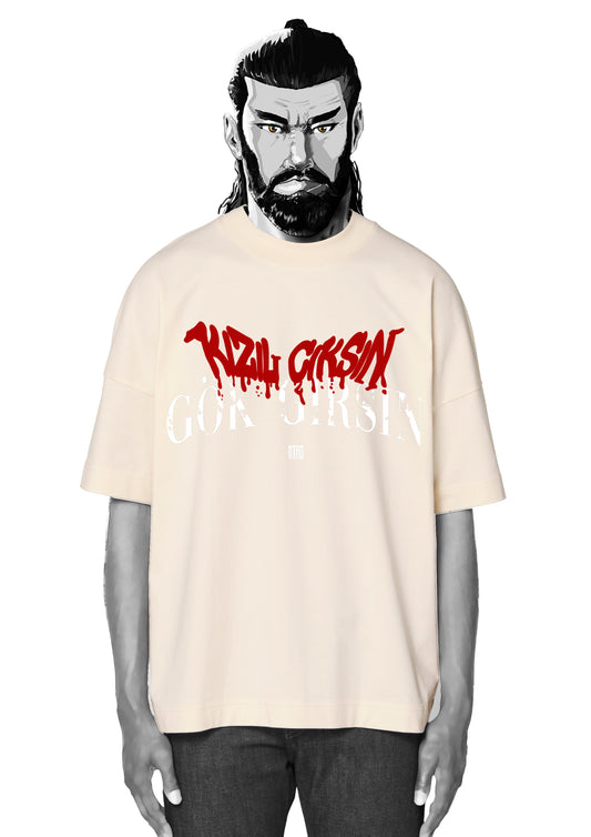 GÖK GIRSIN KIZIL CIKSIN BLOODY - OVERSIZED HEAVY