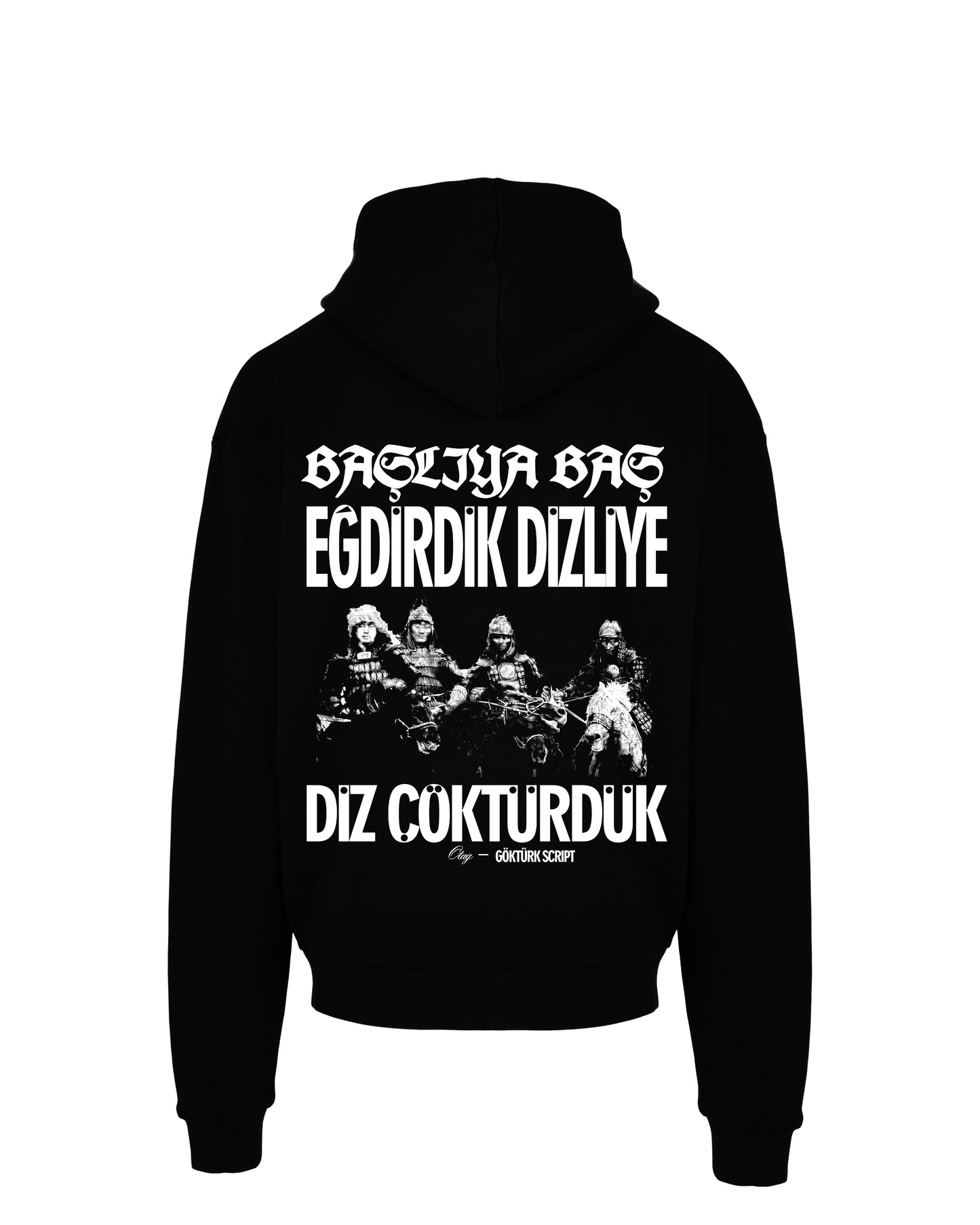 GÖKTÜRK SCRIPT - OVERSIZED HOODIE