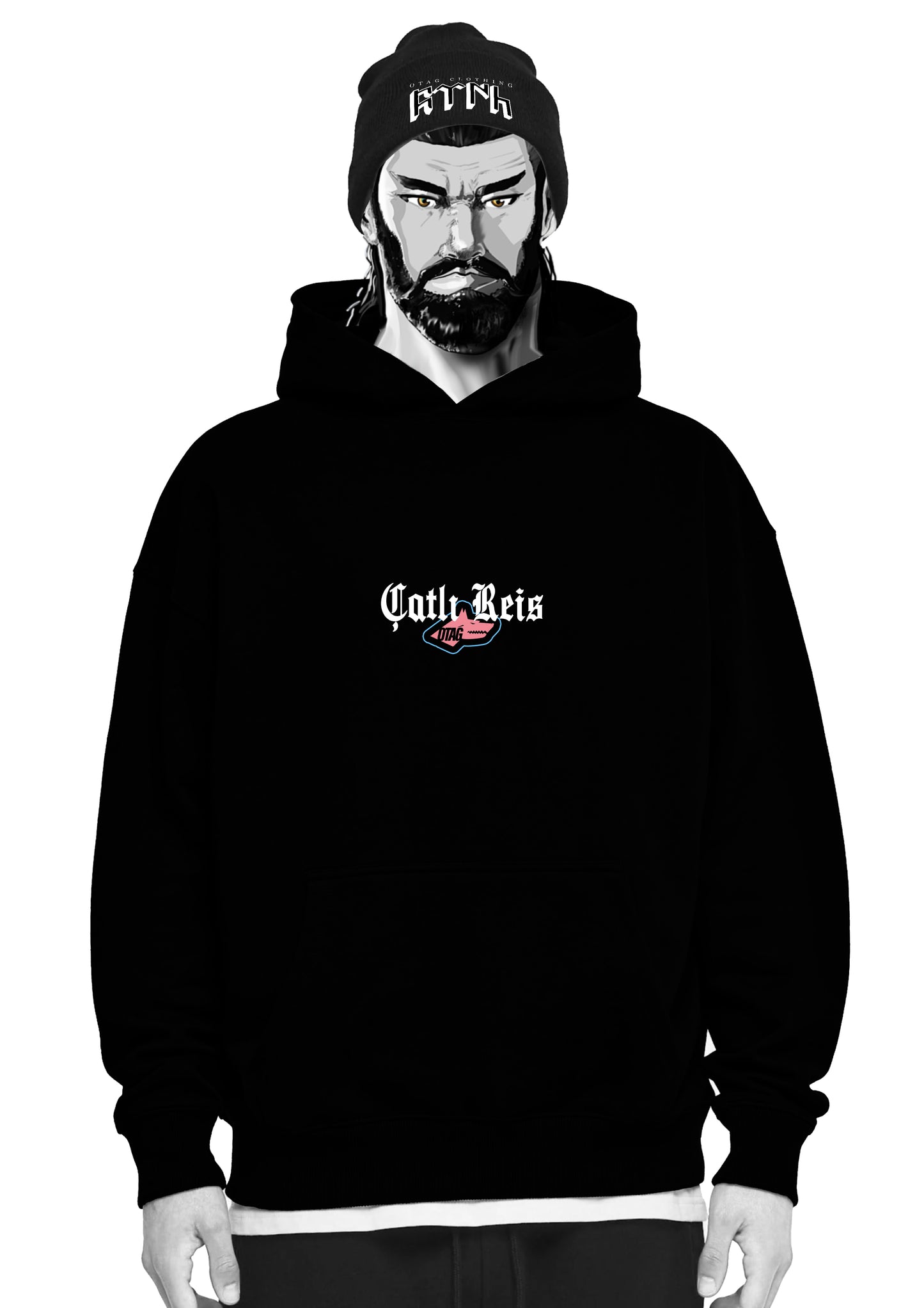 CATLI REIS YAKARIM BU DÜNYAYI - OVERSIZED HOODIE